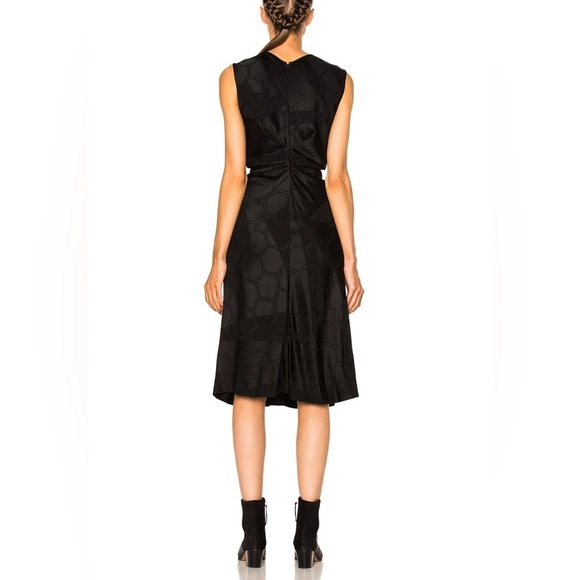 ISABEL MARANT Ravenax Black Midi Satin Dress - Picture 2 of 10